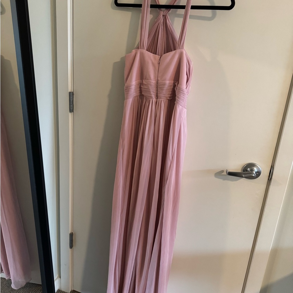 Elegant Pink Maxi Dress